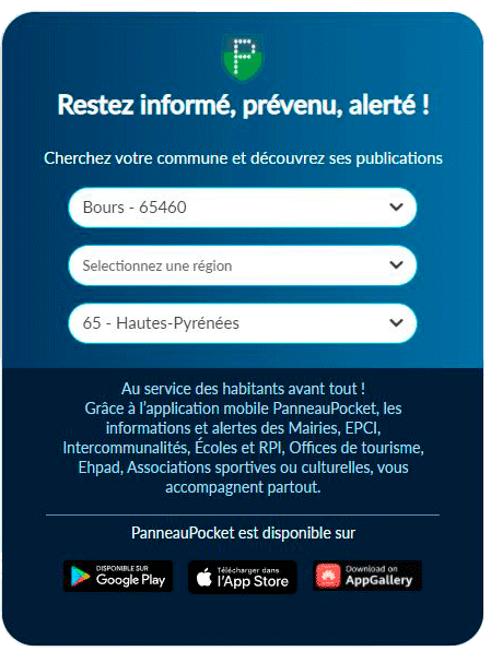 Panneau Pocket